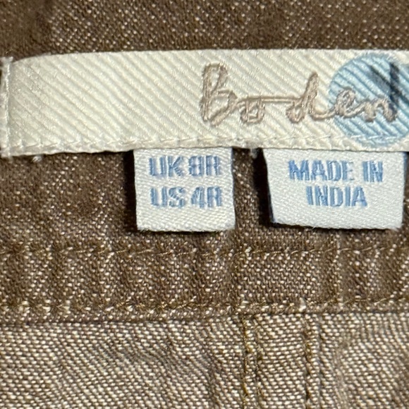 Boden Shift Shirt Dress With Pockets 100% Cotton Denim - Picture 4 of 5